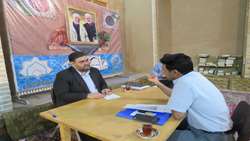برپایی میز خدمت بازرسی کل استان یزد در مسجد جامع شهرستان میبد